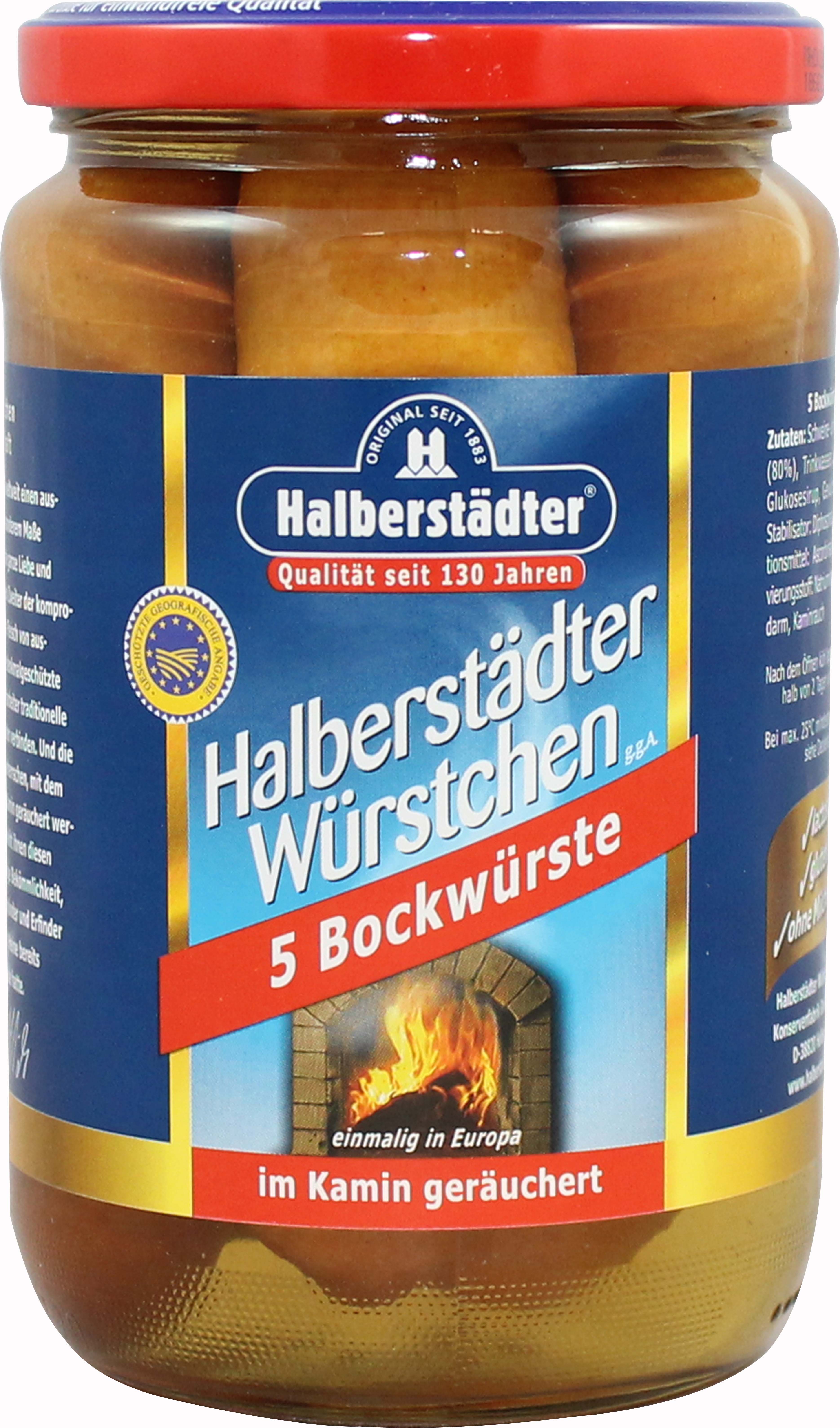 Kaminrauch Bockwurst Würstchen Halberstädter Würstchen